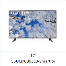 LG 55UQ70003LB-Smart tv